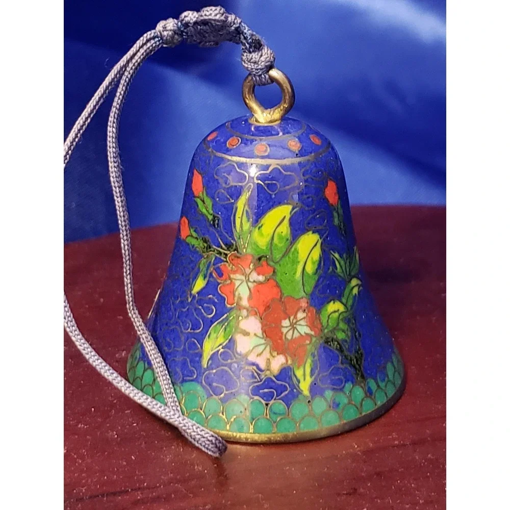 Vintage Cloisonne Hanging Bell